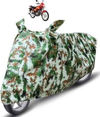 MOCKHE Waterproof Two Wheeler Cover for Hero(HF Deluxe, Green)