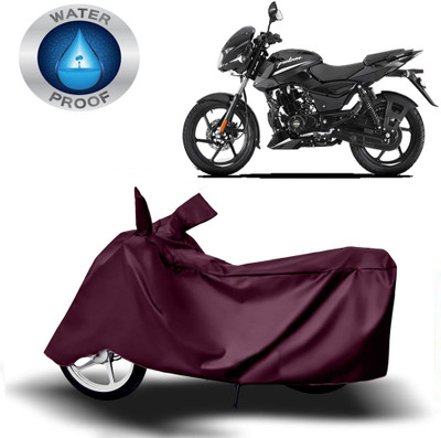 Autoinnovation Two Wheeler Cover for Bajaj(Pulsar 125, Maroon)