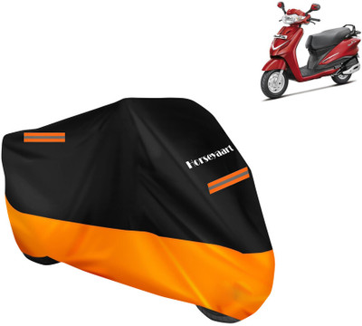 Horseyaart Waterproof Two Wheeler Cover for Hero(Duet LX 110CC, Orange)