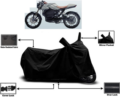 Amexride Two Wheeler Cover for Revolt(RV Cafe Racer, Black)