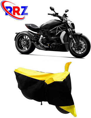 RRZ Waterproof Two Wheeler Cover for Ducati(XDiavel, Black, Yellow)