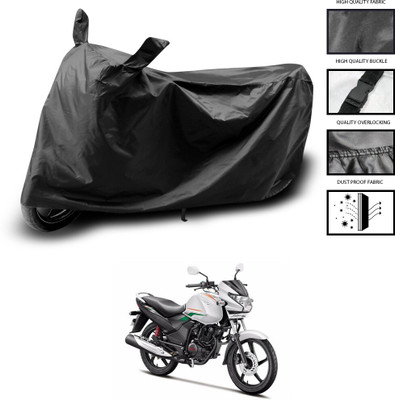 DeepShakshi AUTOMOTIVE Two Wheeler Cover for Hero(Achiever, Black)