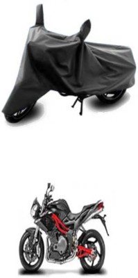 RAAMKM Two Wheeler Cover for Hero, Honda, Bajaj, Ather, TVS, Yamaha(Scooty Pep+, Grey)