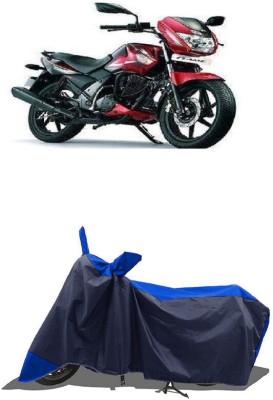 SUGASHRI Waterproof Two Wheeler Cover for TVS(Flame DS 125, Blue, Blue)