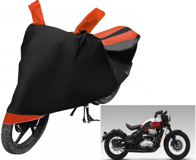 MOCKHE Two Wheeler Cover for JAWA(42, Orange)