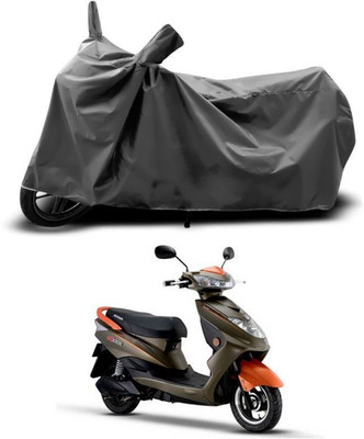 DeepShakshi AUTOMOTIVE Waterproof Two Wheeler Cover for Okinawa(Ridge, Grey)