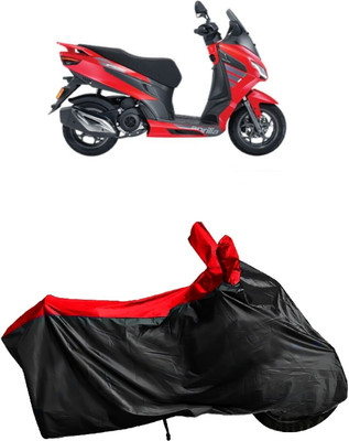 DeepShakshi AUTOMOTIVE Waterproof Two Wheeler Cover for Aprilia(SXR 160, Black, Red)