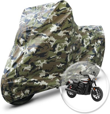 Neodrift Two Wheeler Cover for Harley Davidson(Street Rod, Green)