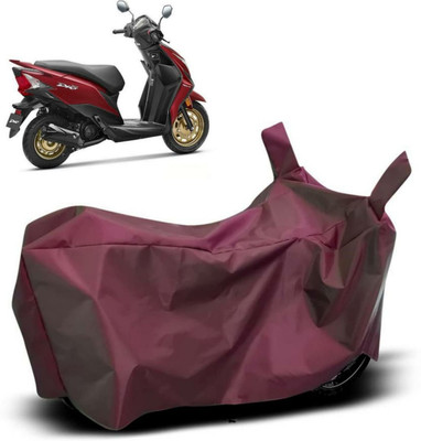 MWBB Waterproof Two Wheeler Cover for Honda(Dio, Maroon)
