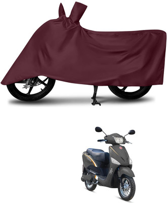 KEDIT Two Wheeler Cover for Hero(Electric Optima Li, Maroon)