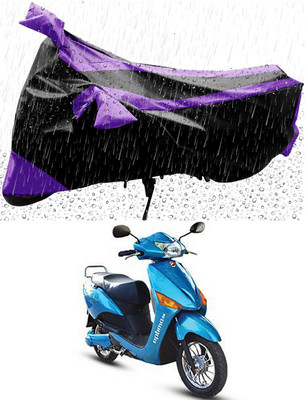 MWBB Waterproof Two Wheeler Cover for Hero(Electric Optima DX, Black)