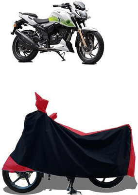 KEDIT Two Wheeler Cover for TVS(Apache RTR 200 Fi E100, Red)