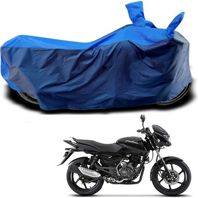 DeepShakshi AUTOMOTIVE Waterproof Two Wheeler Cover for Bajaj(Pulsar, Blue)