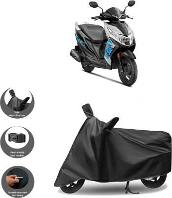 WMIZEXA Waterproof Two Wheeler Cover for Honda(Black)