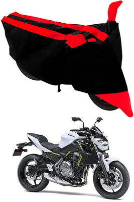 Furious3D Two Wheeler Cover for Kawasaki(Z650, Red, Black)