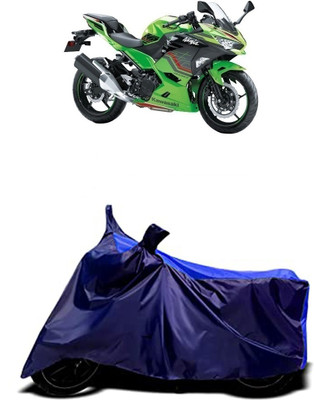 VESMEI Two Wheeler Cover for Kawasaki(Ninja 400 BS6, Blue)
