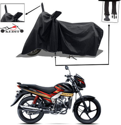 KEDIT Two Wheeler Cover for Universal For Bike(Centuro, Black)