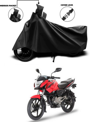 AASHTIK MART Two Wheeler Cover for Bajaj(Pulsar 135 LS DTS-i, Black)