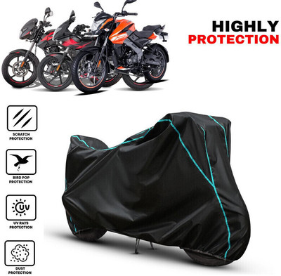 OliverX Waterproof Two Wheeler Cover for Bajaj(Pulsar 150, Black, Blue, Multicolor)