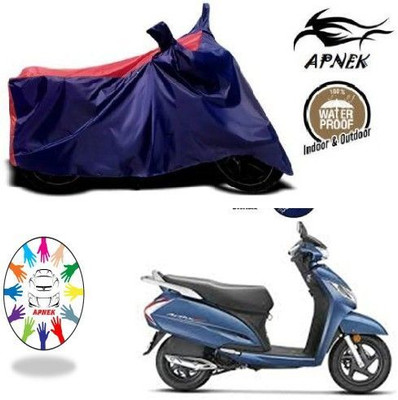 DeepShakshi AUTOMOTIVE Waterproof Two Wheeler Cover for Honda(Activa, Blue, Red)