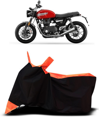 VESMEI Two Wheeler Cover for Triumph(Speed Twin BS6, Orange)