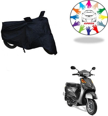 MMSSTAR Waterproof Two Wheeler Cover for TVS(Phoenix 125, Black)