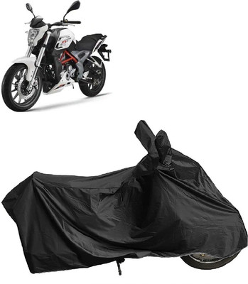 MMSSTAR Waterproof Two Wheeler Cover for DSK Benelli(TNT 25, Black)