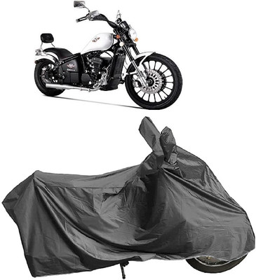 DIGGU Two Wheeler Cover for FAB Regal Raptor(Daytona 350, Grey)