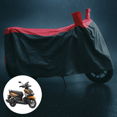 CODOKI Waterproof Two Wheeler Cover for Yamaha(Ray-ZR 125FI, Grey, Red)