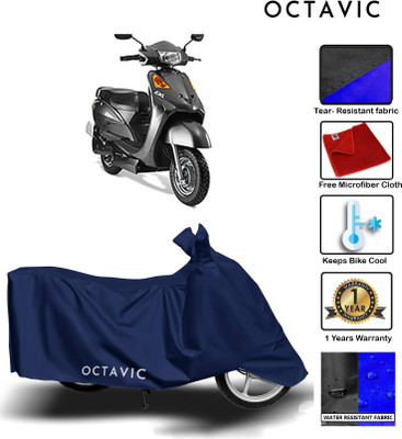 octavic Waterproof Two Wheeler Cover for Indus(Yo EXL, Blue)