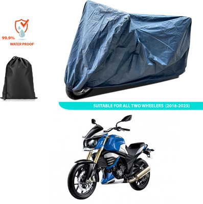 CODOKI Waterproof Two Wheeler Cover for Mahindra(MOJO XT 300, Blue)
