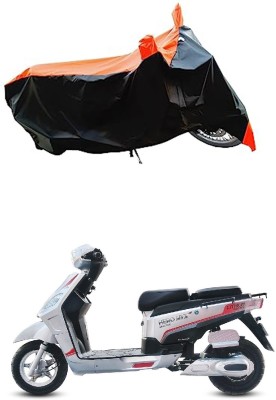 VESMEI Two Wheeler Cover for Hero(Electric NYX HS500 ER, Orange)