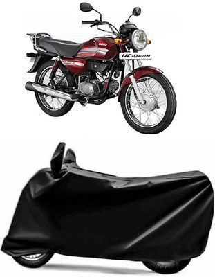 V VINTON Two Wheeler Cover for Hero(HF Dawn, Black)