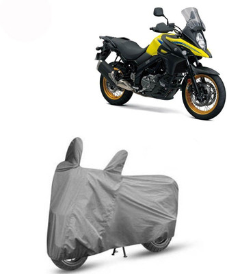 DeepShakshi AUTOMOTIVE Waterproof Two Wheeler Cover for Bajaj(V12, Grey)