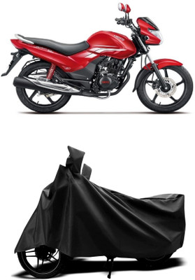 amtec Waterproof Two Wheeler Cover for Hero(Achiever, Black)