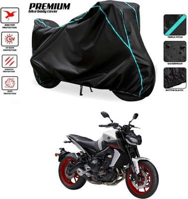 PAGORA Waterproof Two Wheeler Cover for Yamaha(MT 9, Black)