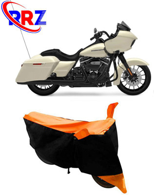 RRZ Waterproof Two Wheeler Cover for Harley Davidson(Road Glide Special, Black, Orange)