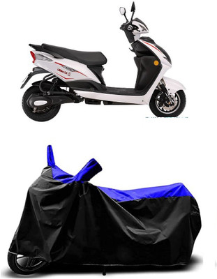 VESMEI Two Wheeler Cover for Bajaj(Sport 63 60V, Blue)