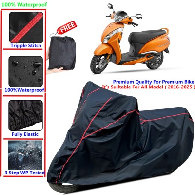 SThanaveX Waterproof Two Wheeler Cover for TVS(Jupiter 125, Black)