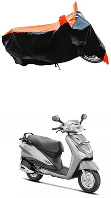 VESMEI Two Wheeler Cover for Hero(Duet VX 110CC BS6, Orange)
