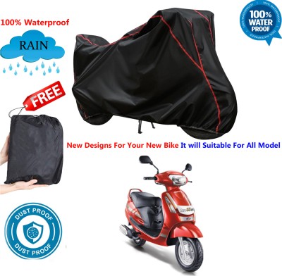 AutoGalaxy Waterproof Two Wheeler Cover for Mahindra(Duro DZ, Black)