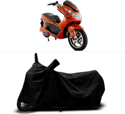 RABABLI Waterproof Two Wheeler Cover for Okinawa(Cruiser BS6, Black)