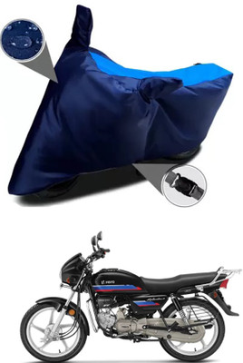 RONISH Waterproof Two Wheeler Cover for Hero(Splendor Plus, Blue)