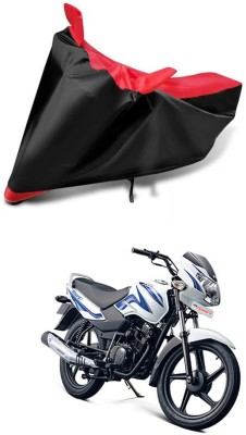 AutoGalaxy Waterproof Two Wheeler Cover for TVS(Sport ES, Red, Black)