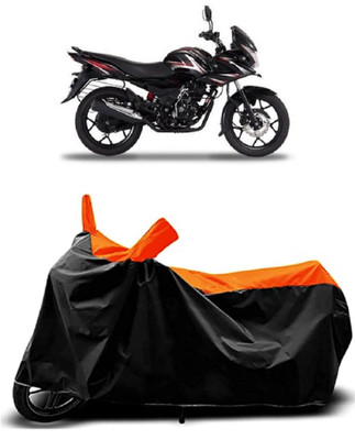 VESMEI Two Wheeler Cover for Bajaj(Discover 150 s, Orange)