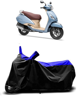 VESMEI Two Wheeler Cover for TVS(Jupiter Grande, Blue)