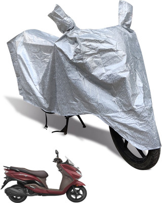 MOCKHE Waterproof Two Wheeler Cover for Suzuki(Burgman Street, Silver)