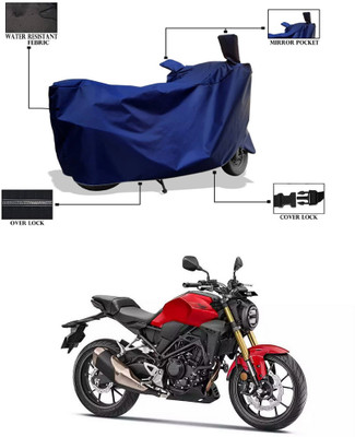 PAGORA Waterproof Two Wheeler Cover for Honda(CB300R, Blue)