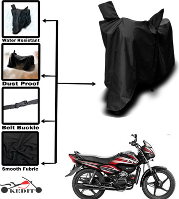 AASHTIK MART Two Wheeler Cover for Hero(Splendor NXG, Black)