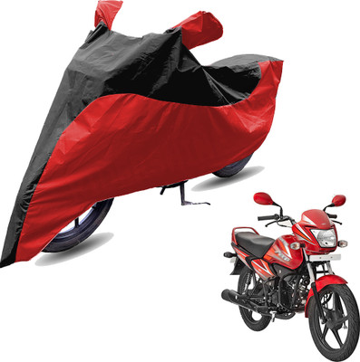 RiderShine Two Wheeler Cover for Hero(Splendor NXG, Red, Black)